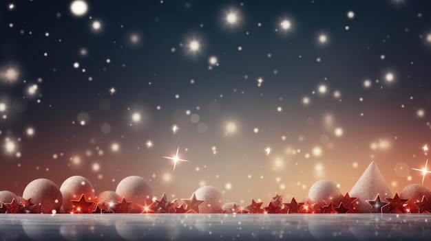 Beautiful magic Christmas minimalist background