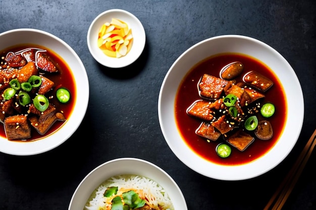 아름다운 마술 맛있는 음식