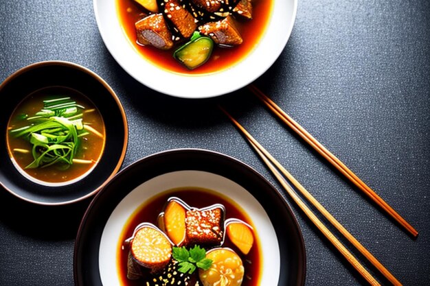 写真 美しい魔法のおいしい食べ物