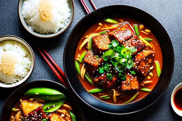 写真 美しい魔法のおいしい食べ物