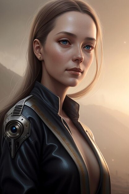 beautiful Martian commander commander of alien wars