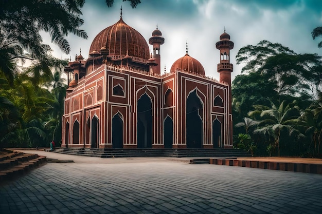 Photo beautiful masjid