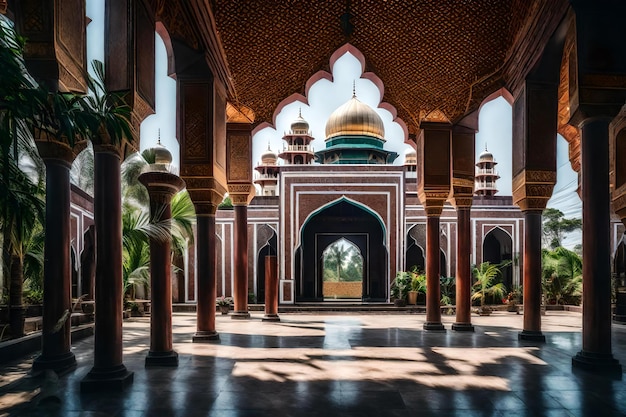 Foto bella moschea.