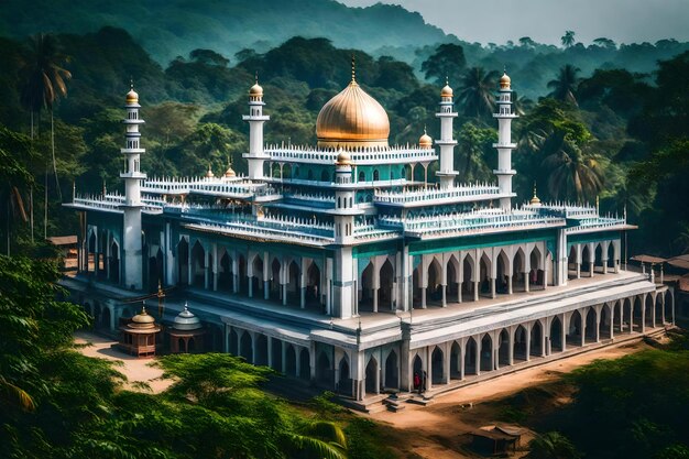 Photo beautiful masjid