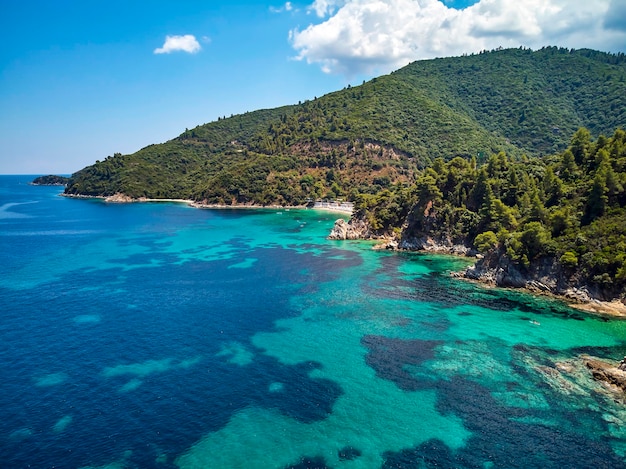 Beautiful Mediterranean coast line