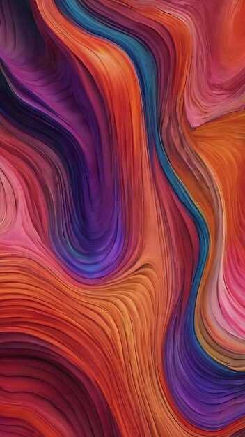 Beautiful mesmerize waves of colorful pattern wavy surfaces beautiful background