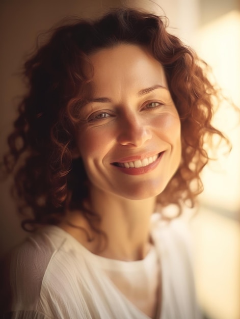 Foto le belle donne di mezza età sorridono