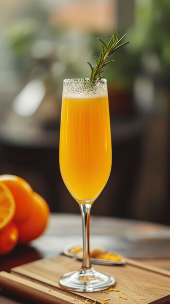 Photo beautiful mimosa drink