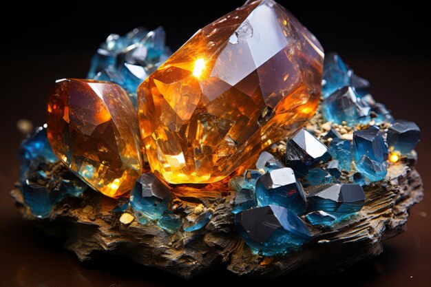 Beautiful minerals and gems
