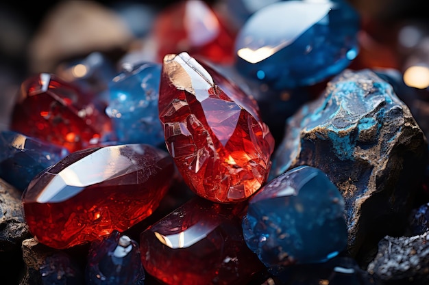 Beautiful minerals and gems