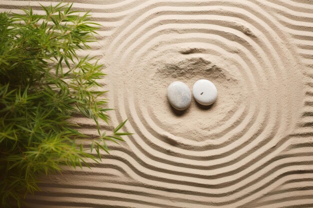 Beautiful miniature zen garden