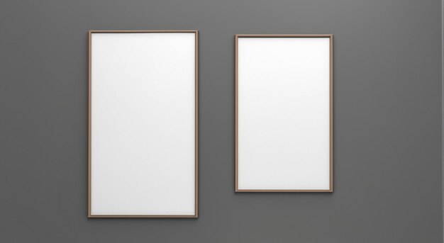 壁の灰色の背景に白いテーブル クロスがかかった美しいモックアップ絵画