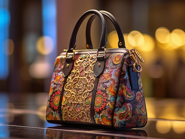 Beautiful Modern Female Bag Photography AI Generated