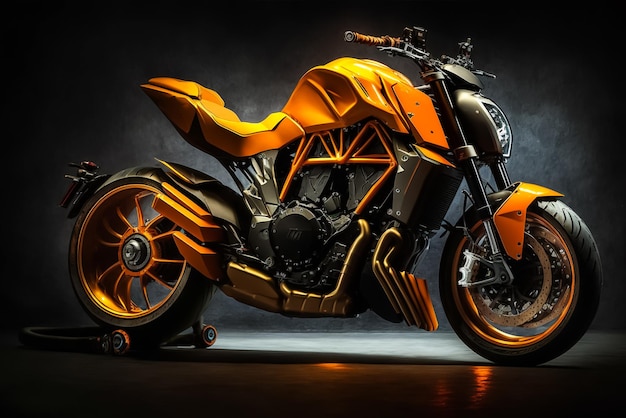 Beautiful modern sports bike