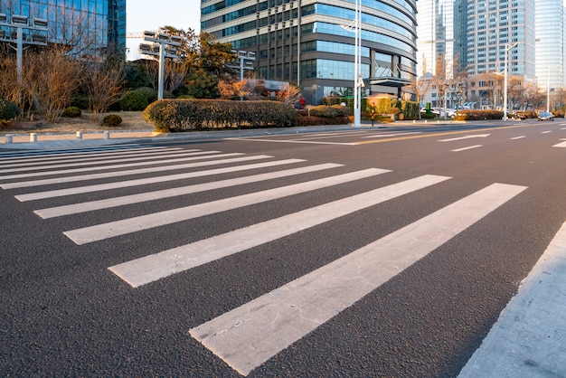 Il bellissimo paesaggio architettonico urbano moderno di qingdao