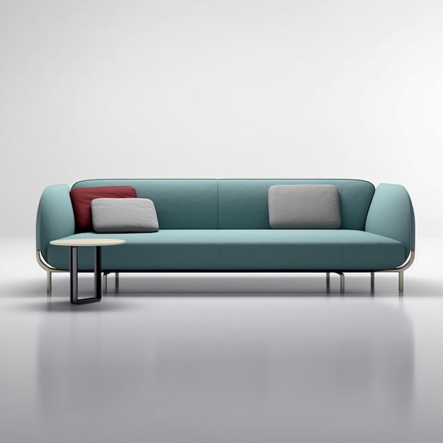 Photo beautiful morden sofa fabric pastel mockup interior design different colorsphotoshoot