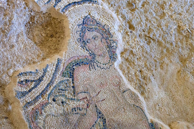 Foto bellissimo mosaico di epoca romana