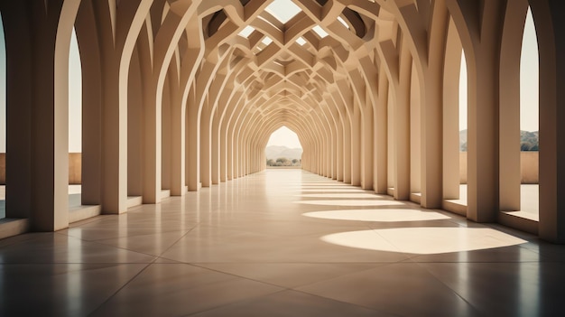 아름다운 사원 건축 웅장 이슬람 벽지 및 배경