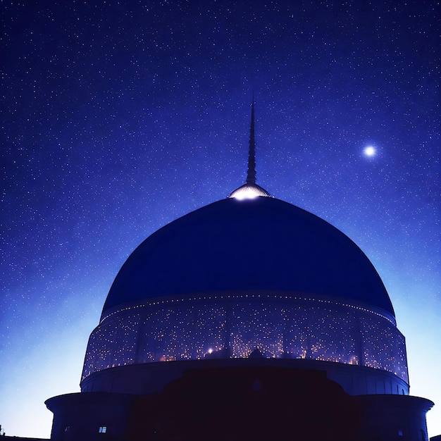 Beautiful mosque dome mosque Generative Ai