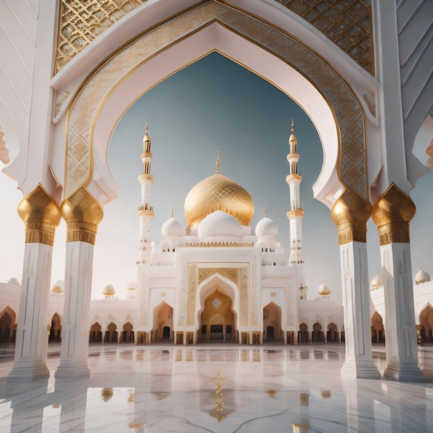 Beautiful Mosque Interior