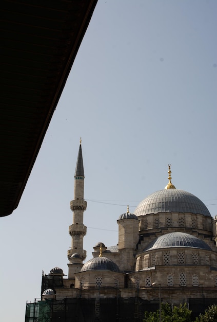 Beautiful mosque in traditional Ottoman architecture style