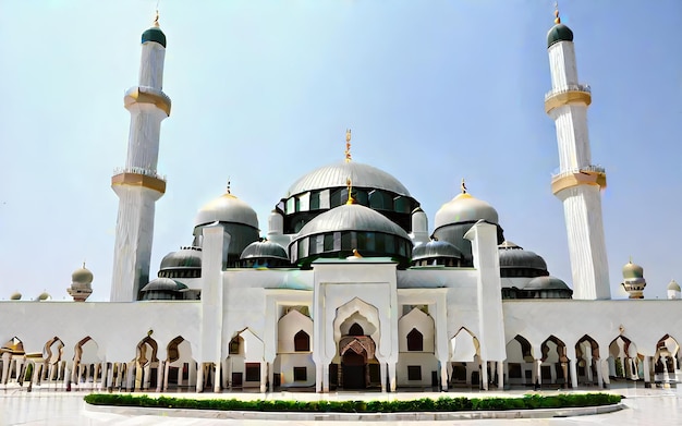 Красивая мечеть в мире Удивительная архитектура Дизайн великолепный вид