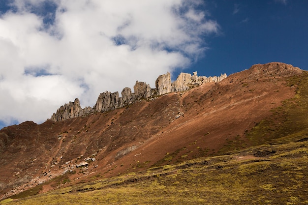 Beautiful mountain landscape in Peru