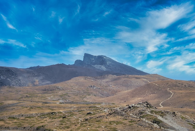 美しい山の風景。