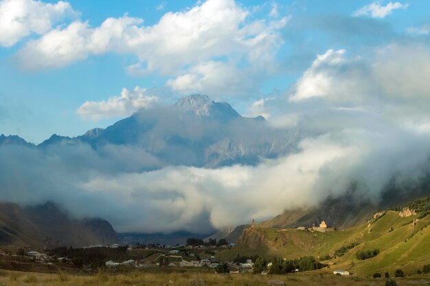 美しい山の風景