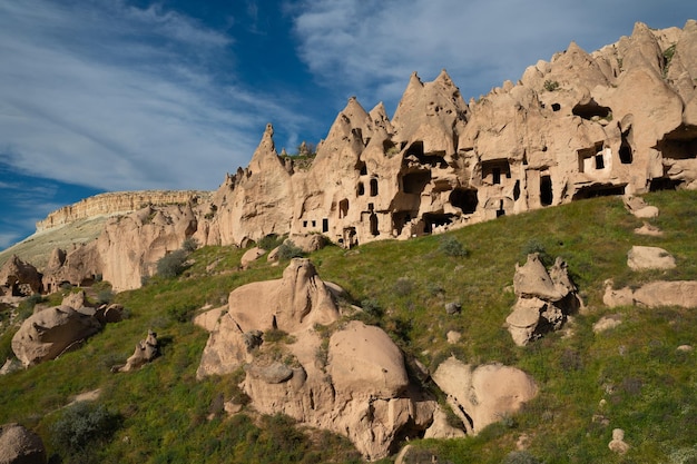 Beautiful mountain scenery of Cappadocia