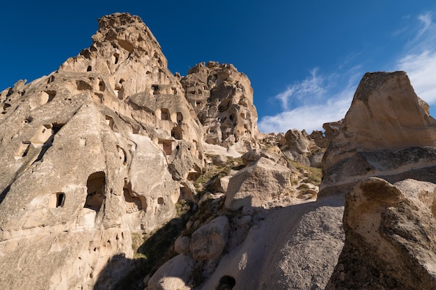 Beautiful mountain scenery of Cappadocia