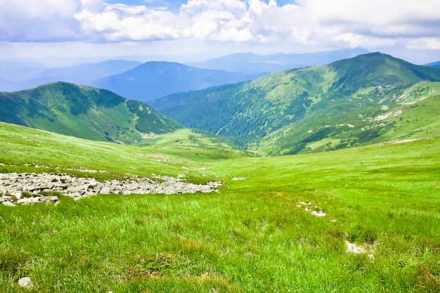 美しい山の風景