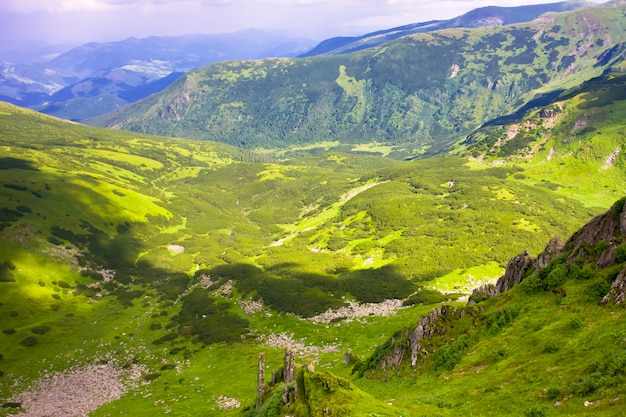 美しい山の風景