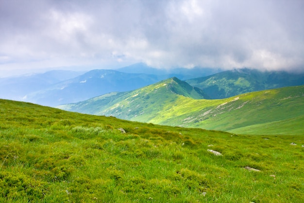 美しい山の風景