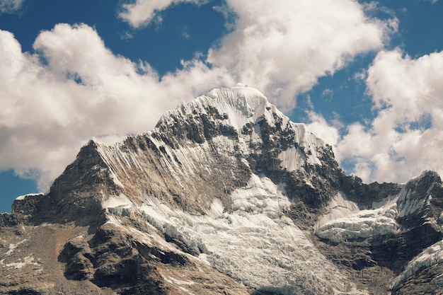 Cordillera Huayhuash, 페루, 남미의 아름다운 산 풍경