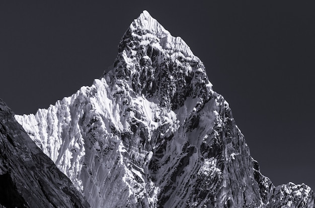 Beautiful mountains landscapes in Cordillera Huayhuash, Peru, South America