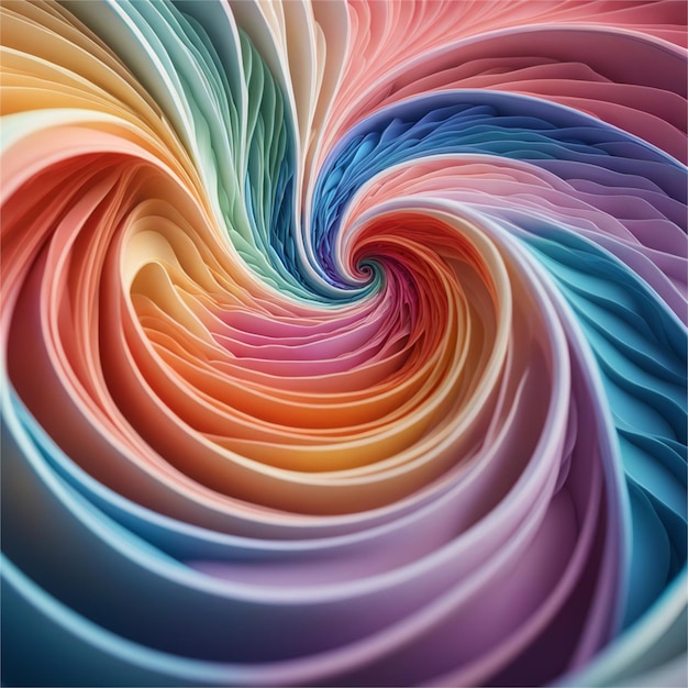 Beautiful Multicoloured Eye Catching Abstract Background
