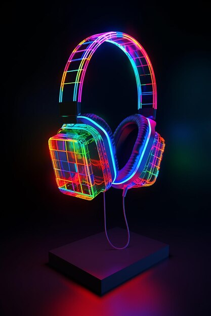 Beautiful music headphones