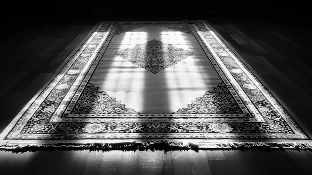 Photo a beautiful muslim praying mat