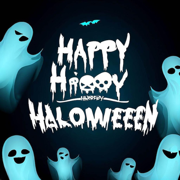 Beautiful and mysterious Halloween banner with space for placing text