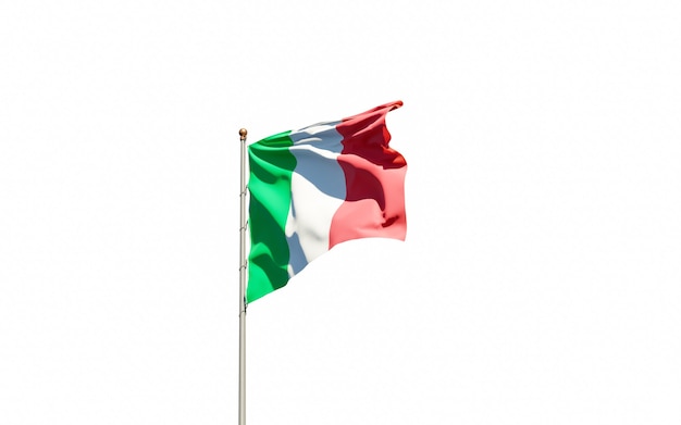 Beautiful national state flag of Italy