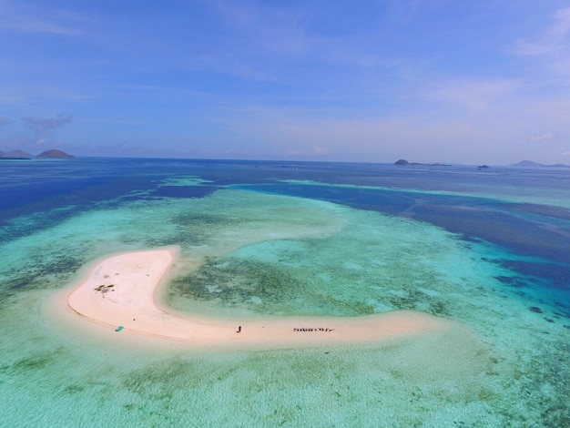 Beautiful natural scenery on Komodo Island, East Nusa Tenggara, Indonesia.