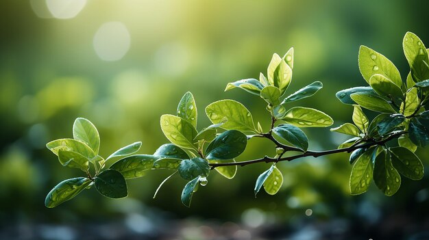 Beautiful Natural Spring Summer Defocused Panorama