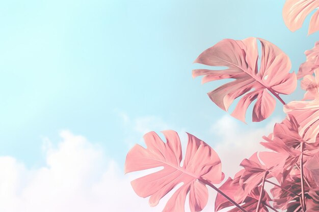 Photo beautiful nature background made of periwinkle leaves or green tropical leaves with detailed