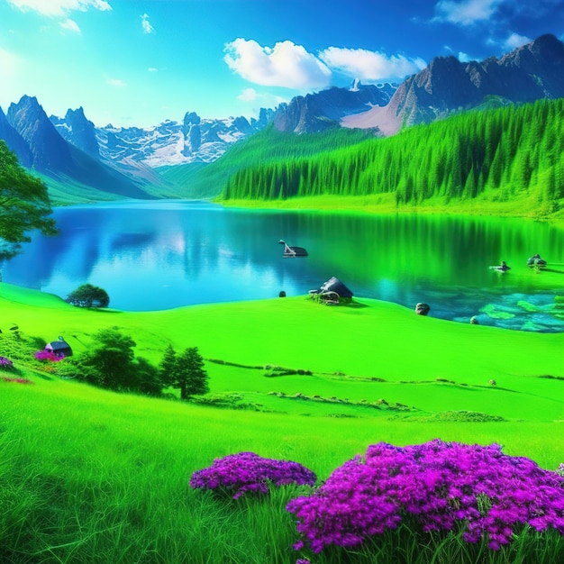 Beautiful nature background wallpaper