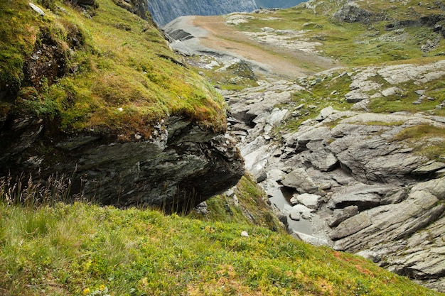 ノルウェーの美しい自然の風景。ヨーロッパの素晴らしい野生の自然。