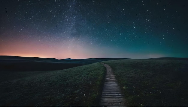 Foto bellissimo paesaggio naturale