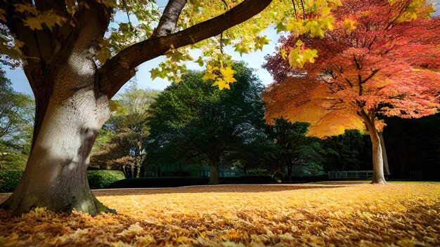 写真 美しい自然 メープル葉 秋の背景