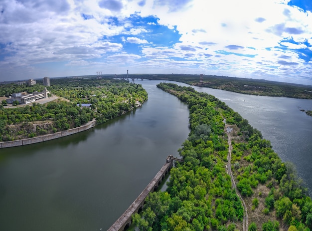 Beautiful nature near the river