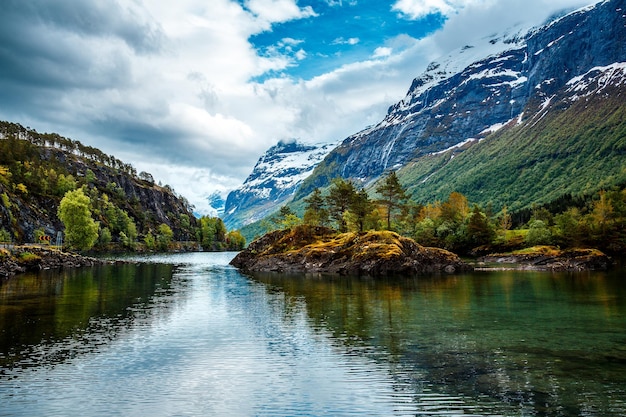 Beautiful Nature Norway natural landscape.